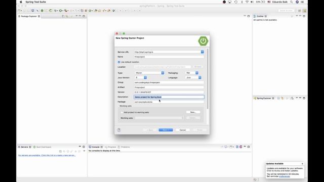Java Spring - Starting a new boot project смотреть онлайн