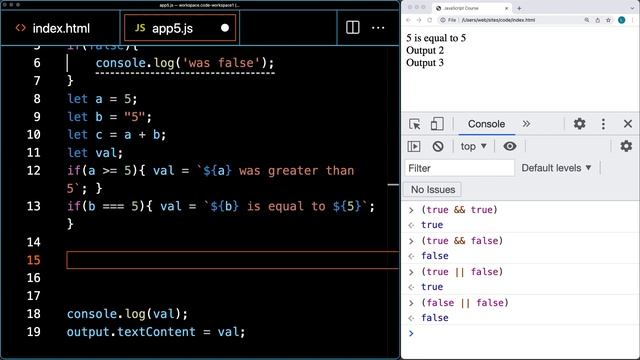 Coding Logic Conditions with JavaScript code snippets and source code included to learn JavaScript смотреть онлайн