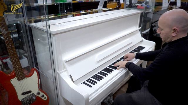 NEW Steinhöven SU-121 White Upright Piano at Sherwood Phoenix смотреть онлайн