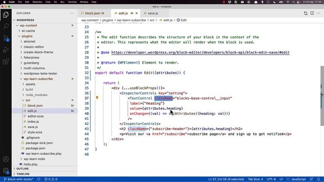 Using block attributes to enable user editing смотреть онлайн