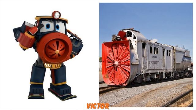 Robot Trains Characters in Real Life смотреть онлайн