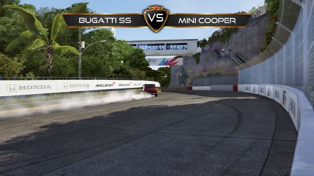 Forza 6 - DRIFT BATTLE - Bugatti SS vs Mini Cooper смотреть онлайн