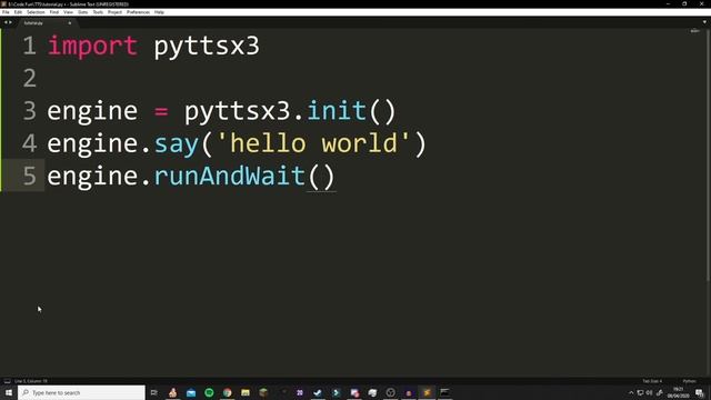 Test To Speech in Python! Very Easy смотреть онлайн