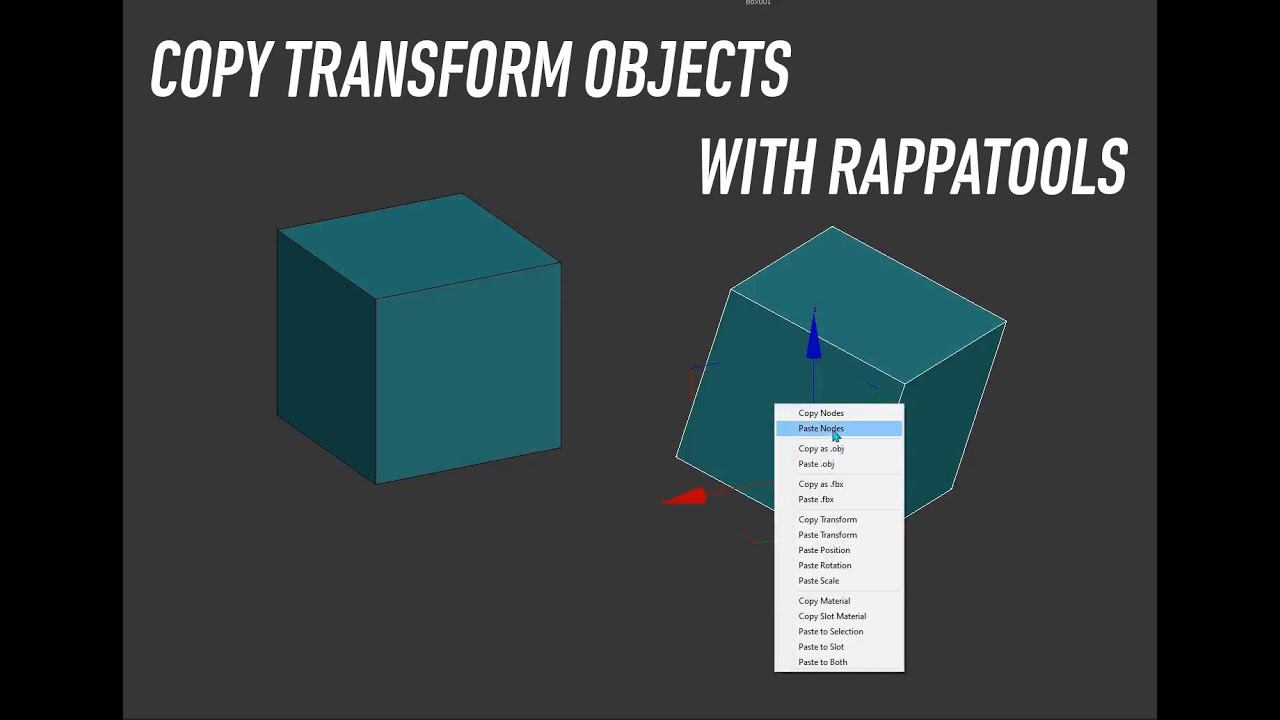 Dark Max № 84 - Copy transform objects with RappaTools смотреть онлайн