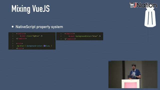 JNation 2019 - Tiago Alves - Native app development with NativeScript-Vue (Almedina room) смотреть онлайн
