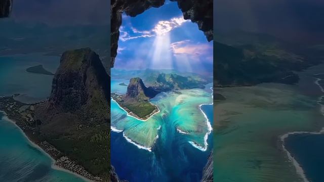 🏝Подводный водопад расположен в Индийском океане, у побережья острова Маврикий. смотреть онлайн