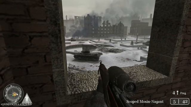 Call of Duty 2 Sniper Mission Veteran Gameplay смотреть онлайн