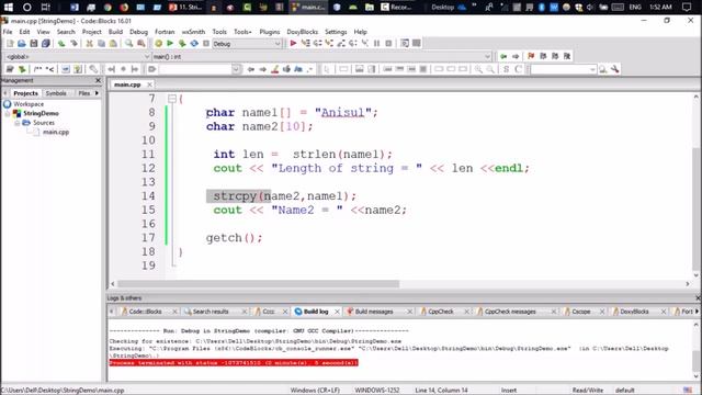 C++ Bangla Tutorials 78 : string library function смотреть онлайн