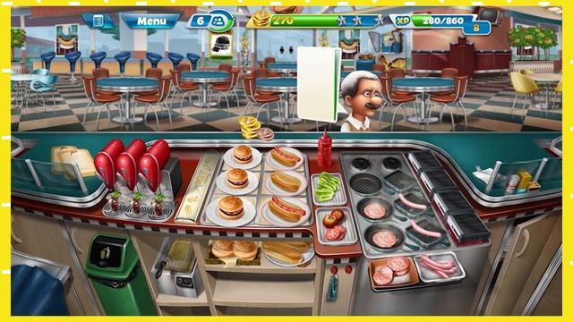 Cooking Fever Game /Fast Food ⭐️ ⭐️⭐️ 16-20 l. Игра Кухонная лихорадка / Бургерная 16-20 уровень. смотреть онлайн