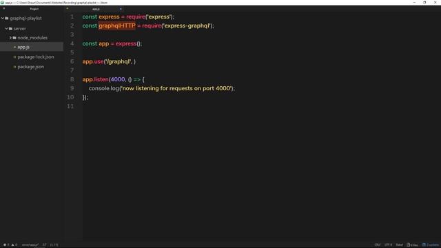 GraphQL Tutorial #6 - Setting up GraphQL смотреть онлайн
