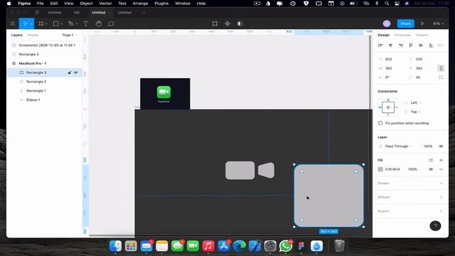 Facetime Icon in Figma смотреть онлайн