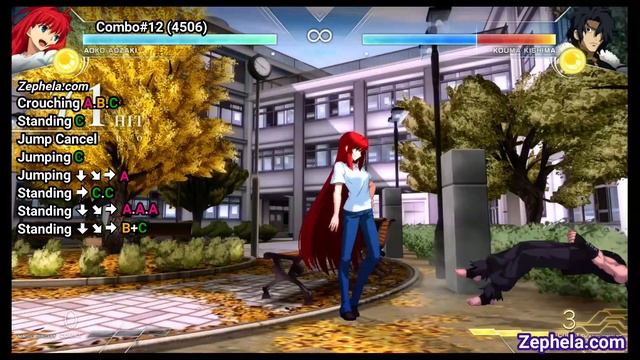 【MBTL】MELTY BLOOD TYPE LUMINA AOKO AOZAKI BASIC COMBOS - EASY TO READ COMBO INPUTS - ZEPHELA смотреть онлайн