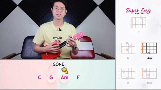 Gone by Blackpink Rose (Super Easy Ukulele 超简单乌克丽丽 EP 50) смотреть онлайн