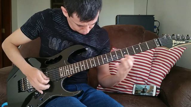 Ibanez Jem Jr /Shaman - Distant Thunder / Guitar Cover By Héber🤟🤟 смотреть онлайн