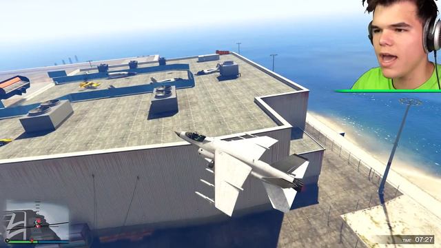 EXTREME PLANES vs. BMX! (GTA 5 Funny Moments) смотреть онлайн