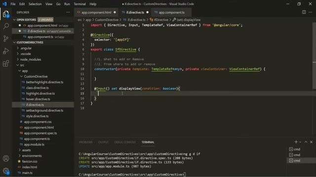 Custom Structural Directive | Directives | Angular 12+ смотреть онлайн