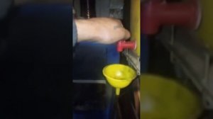 Установка горелки в котёл первый пуск в котле.