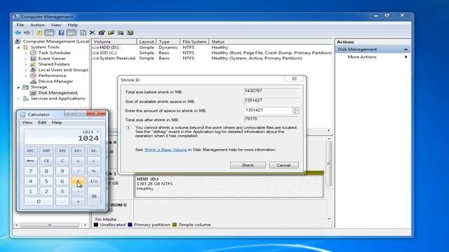 How to Partition a Hard Drive in Windows 7 смотреть онлайн