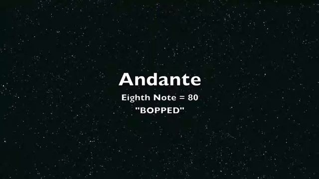 Andante, 8th Note = 80 BOPPED (CCISD JH Clarinet Region Music 2012) смотреть онлайн