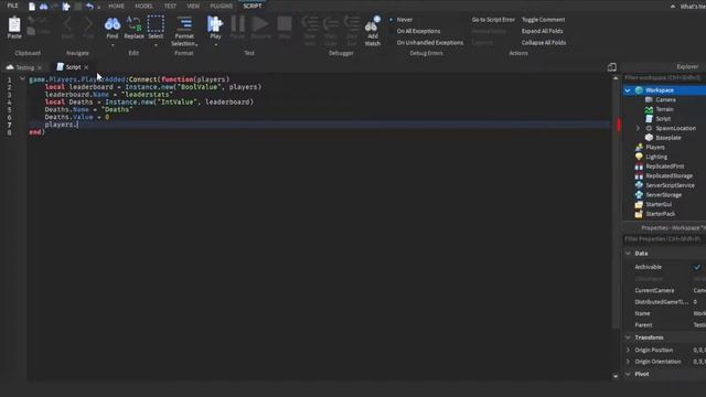 How to make a death counter in roblox! (Roblox Studio Scripting Tutorial 2022!) смотреть онлайн