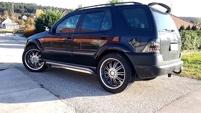 Mercedes-Benz ML320 (W163) V6 Sport exhaust sound, acceleration смотреть онлайн