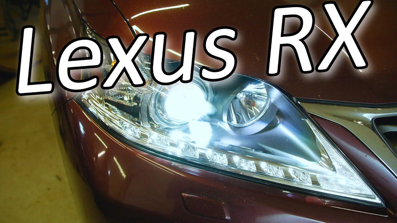 Обновляем оптику на Lexus RX смотреть онлайн