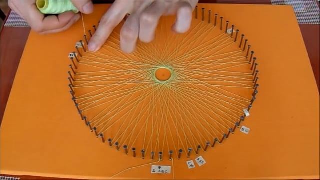 como realizar un cuadro con hilos tensados, String Art смотреть онлайн
