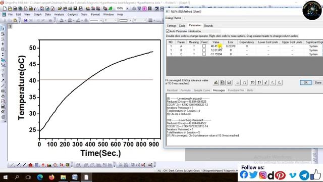 How to do fitting of linear and nonlinear curve in the Magnetic Hyperthmia data via origin software смотреть онлайн
