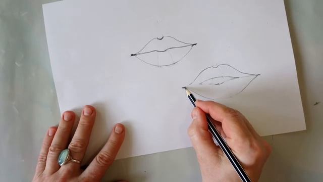 Как нарисовать рот смотреть онлайн