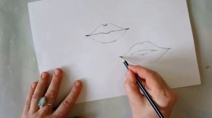 Как нарисовать рот