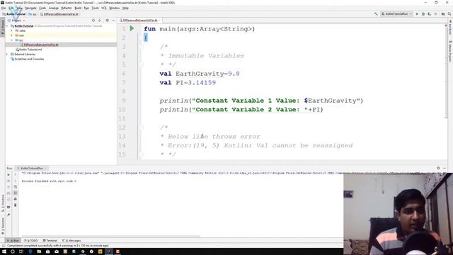 Kotlin Difference Between VAL and VAR смотреть онлайн