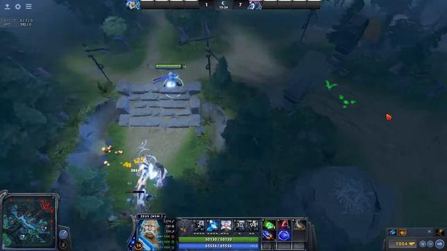 Вот это настоящий ЗЕВС УЛЬТ В X100 (Dota 2 Кастомка X100)