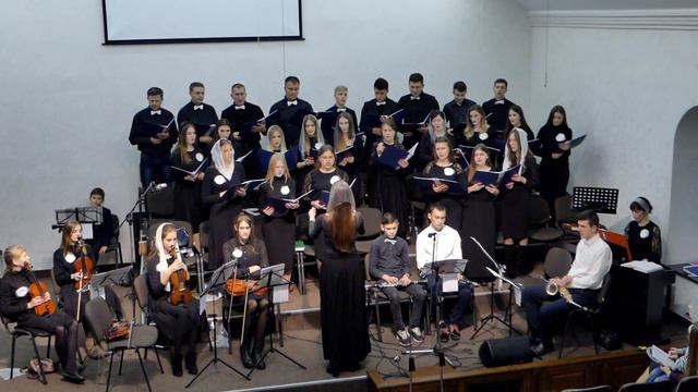 ц.Благодать за участі симфонічного оркестру та хору та пастора Трошина П. І. ц. Вефіль 10.11.2019 смотреть онлайн