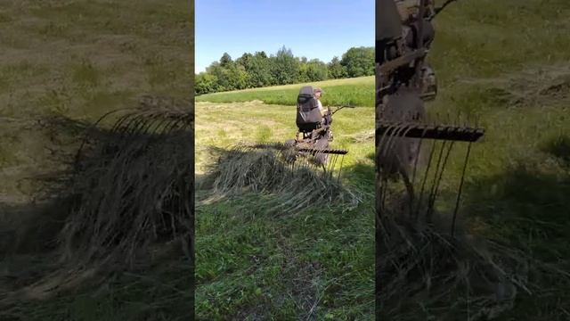 Загатовка сена мотоблоком #2 смотреть онлайн