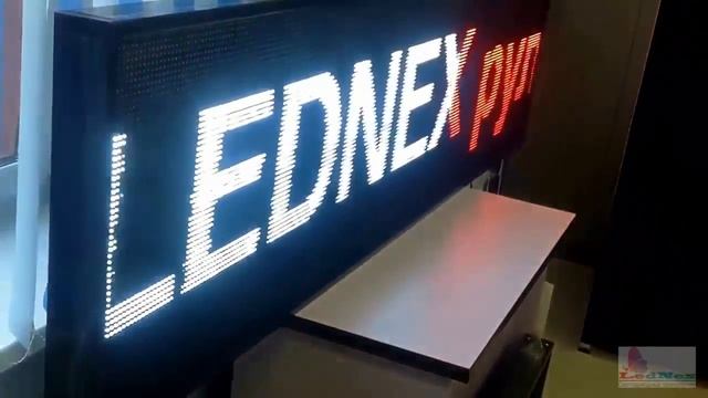 двухцветная бегущая строка Lednex.ru смотреть онлайн