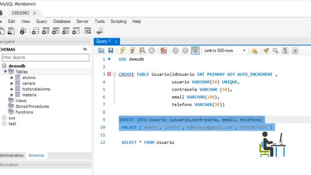 Como funciona la restricción UNIQUE en la Base de Datos MySQL con Gestor Workbench смотреть онлайн