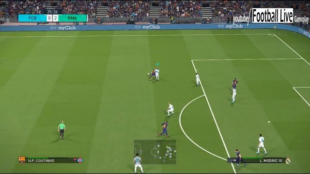 PES 2018 | FC Barcelona vs Real Madrid | El Clasico | Gameplay PC смотреть онлайн