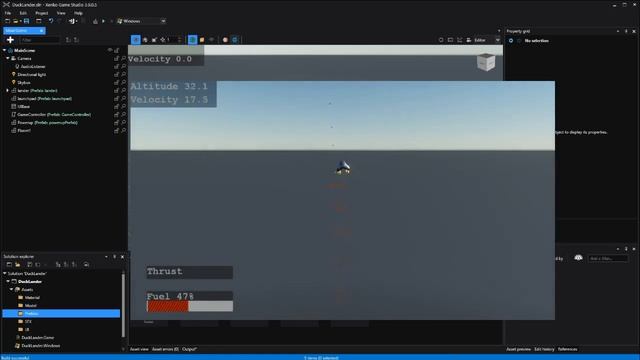 Xenko 3.0 game engine testing - Lander game смотреть онлайн