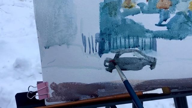 Зимний пленэр. Особенности
