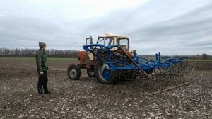 Боронование на МТЗ  и ЮМЗ-6. Самодельная борона. Закрытие влаги Сезона 2020 года