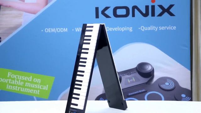 Konix PJ88B 88 keys Portable Electronic Piano with speaker смотреть онлайн