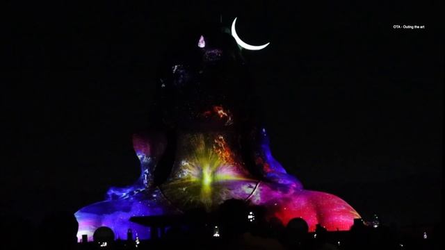 Adiyogi 3D Light Show At Isha Yoga Center | Sadhguru | Divya Darshan | Mahashivratri