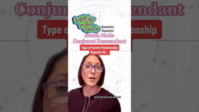 Astrology Compatibility - South Node Conjunct Descendant Relationship Chart Synastry смотреть онлайн