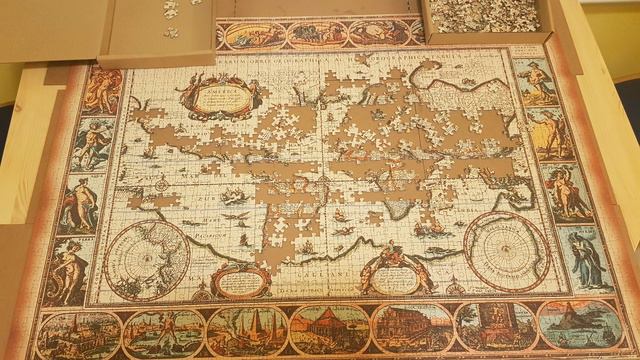 Dino Puzzle stavanie Stara Mapa 1500 Timelap Jigsaw смотреть онлайн