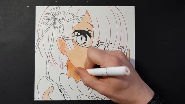 Drawing - Ram From Re:Zero (With Ohuhu Markers!) Anime | Manga смотреть онлайн