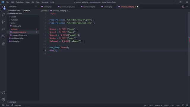 CRUD + LOGIN SISTEM SEDERHANA PHP NATIVE | SOURCE CODE GRATIS DI DESKRIPSI | PART 2 смотреть онлайн