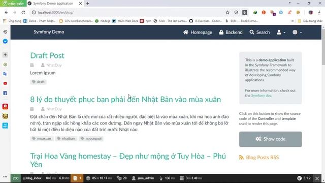 Symfony Application - Demo смотреть онлайн