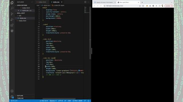 Tutorial : 3D Cube Rotate Around // Multiverse CSS without Javascript, GIF // SUNNY смотреть онлайн