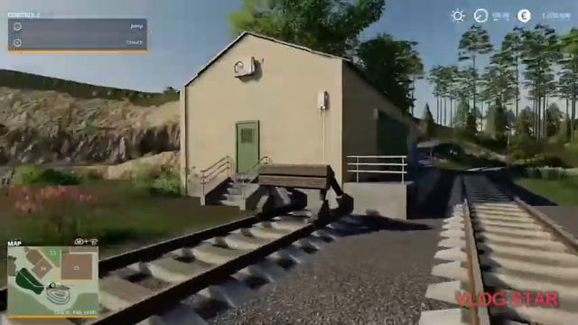 Introduction to quarry worksite| FS19 New woodshire. смотреть онлайн