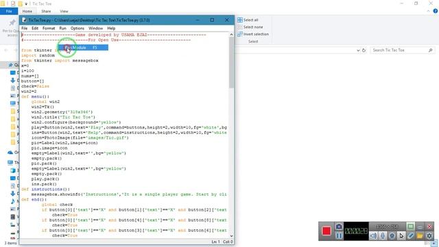 Tic Tac Toe made in python 3 with source code смотреть онлайн
